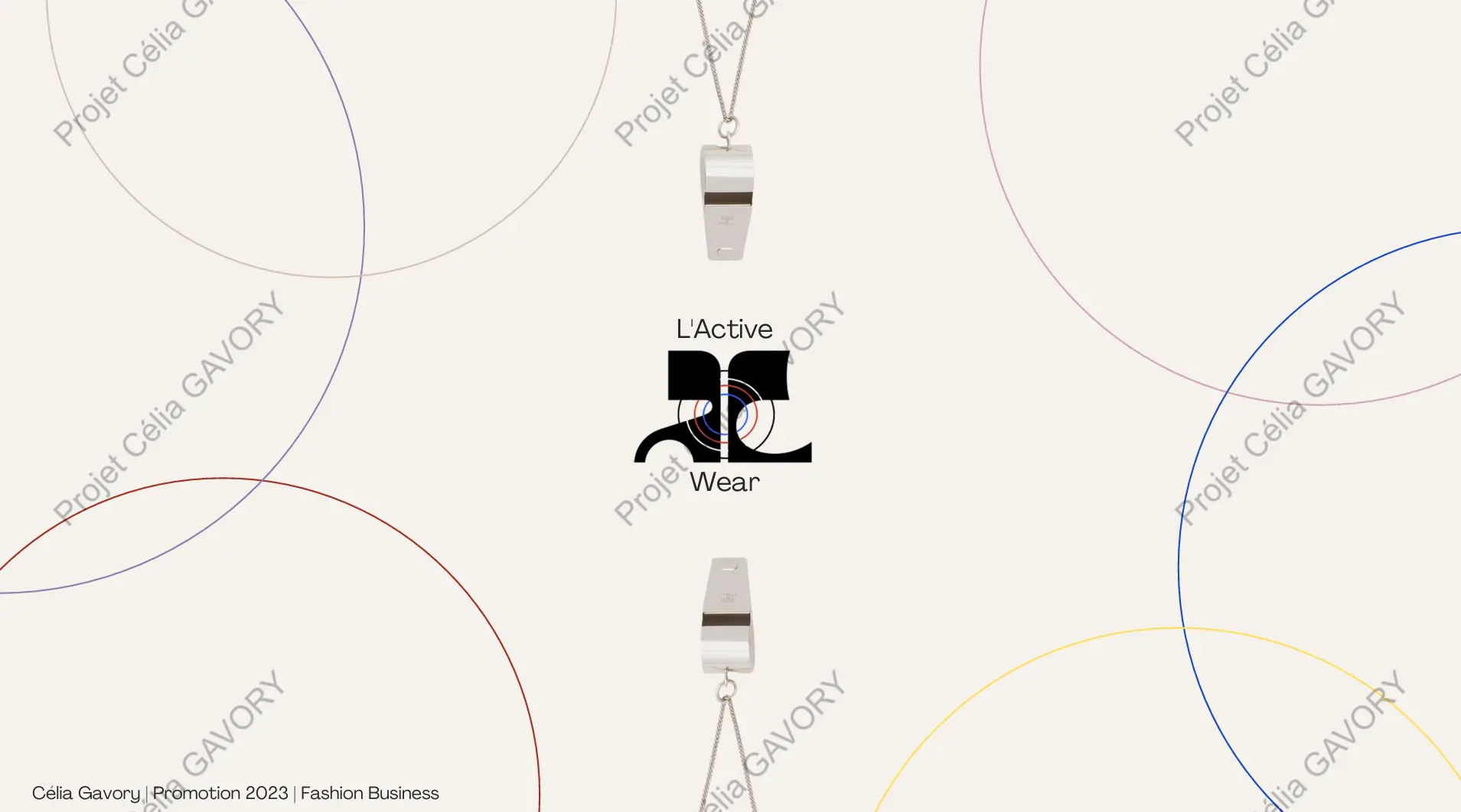 L'Active Wear Courrèges — Projet de fin d'études ESMOD